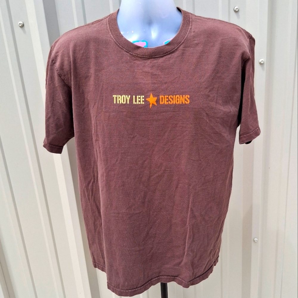 Vintage TROY LEE DESIGNS Motorcross T Shirt Size Large